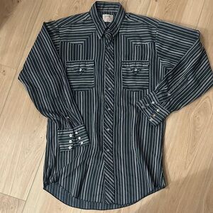 H Bar C button snap shirt